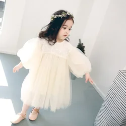 HoneyCherry New Kids Dresses For Girls Spring Girl Dress Child Baby Sweet Princess Dress Designer Dress Baby Girl Clothes