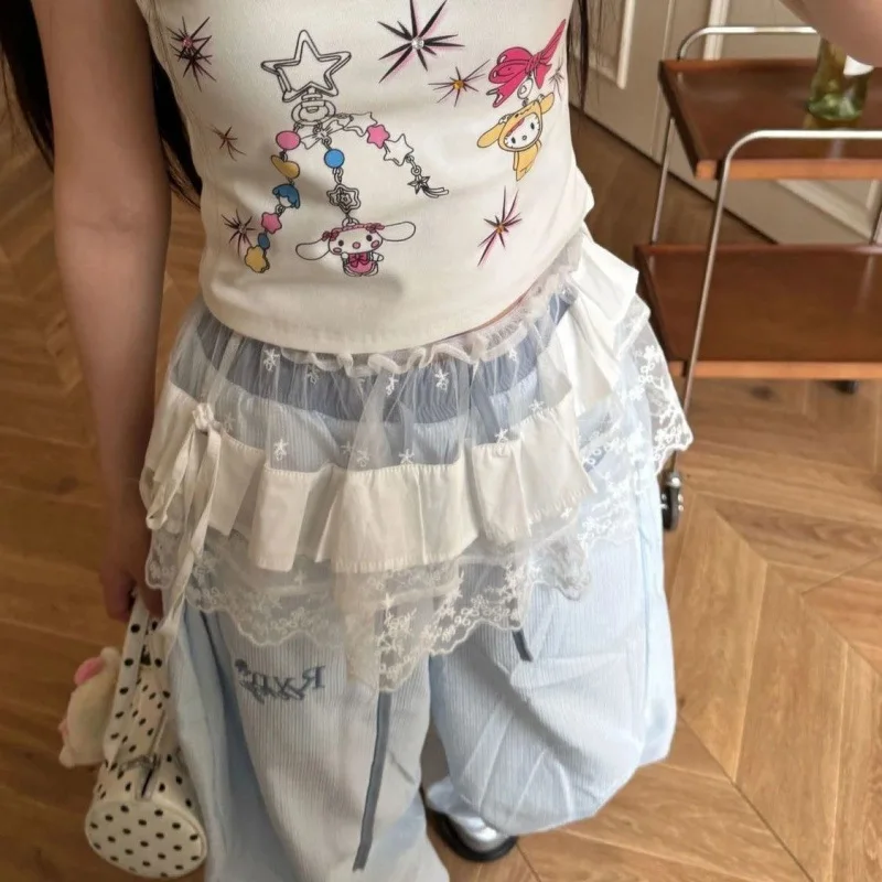 Женские кружевные тюлевые сексуальные стринги Kawaii
