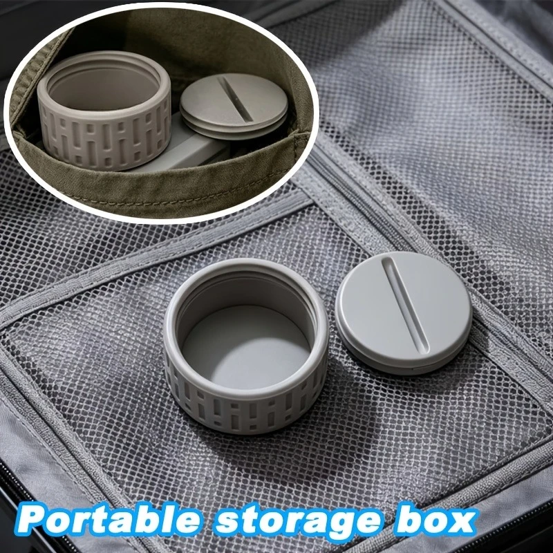 Portable Sealed Covered Small Storage Tank, Dust‑proof Moisture‑proof Packaging Box for Jewelry and Small Daily Items