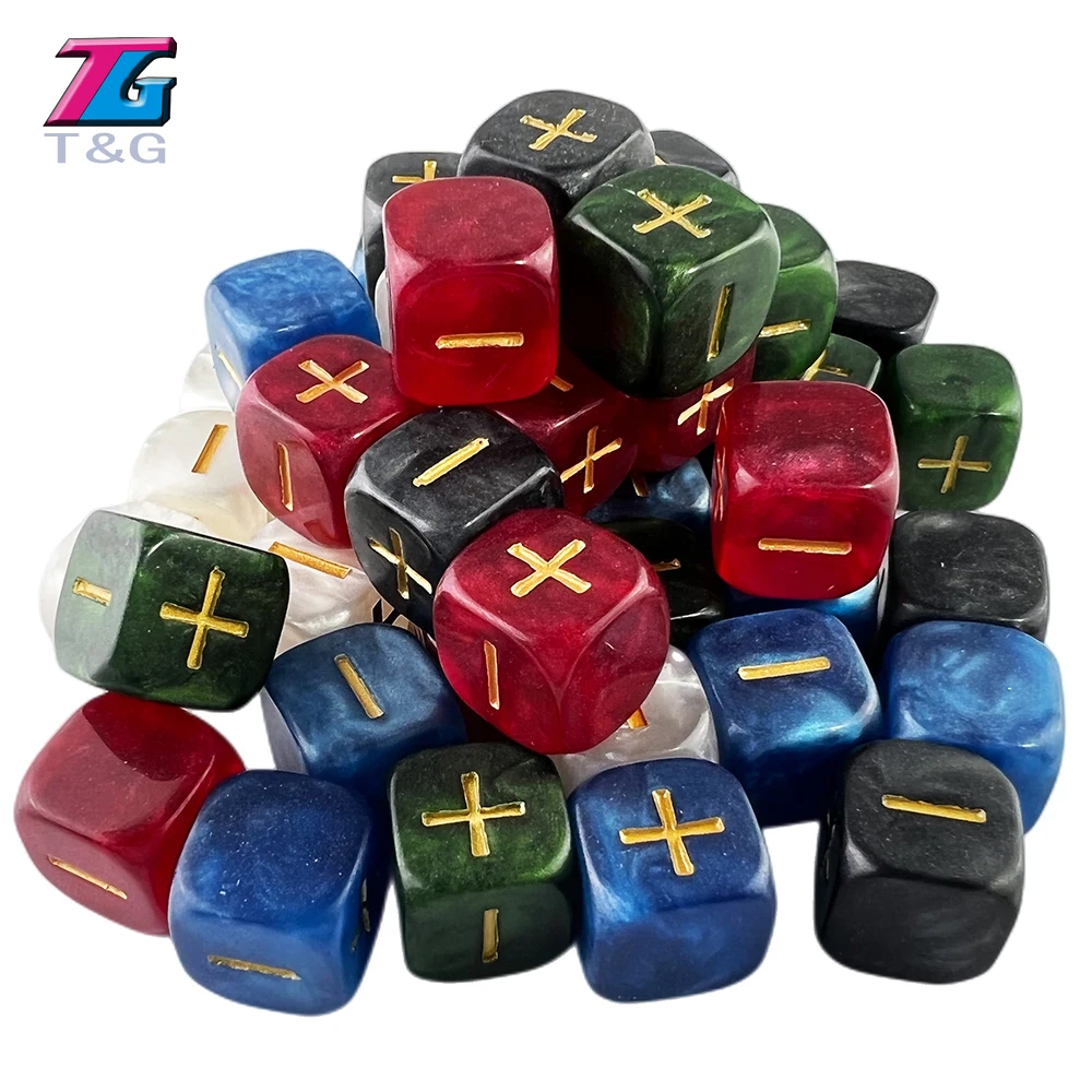 6-Sided Marbled Efeito Dice, Fate e Fudge Jogo, Fate e Fudge Jogo, Brand New, 10pcs