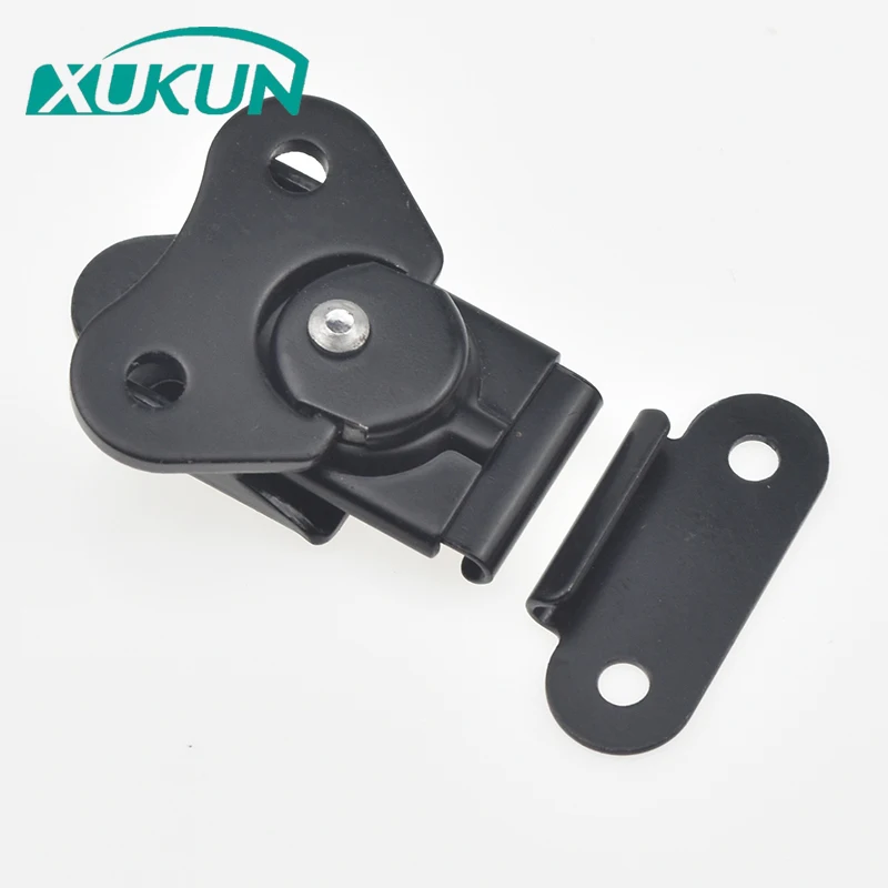 XK705-2B-101 Carbon steel locker hasp toggle latch and staples hasp lock for wooden box  10pcs