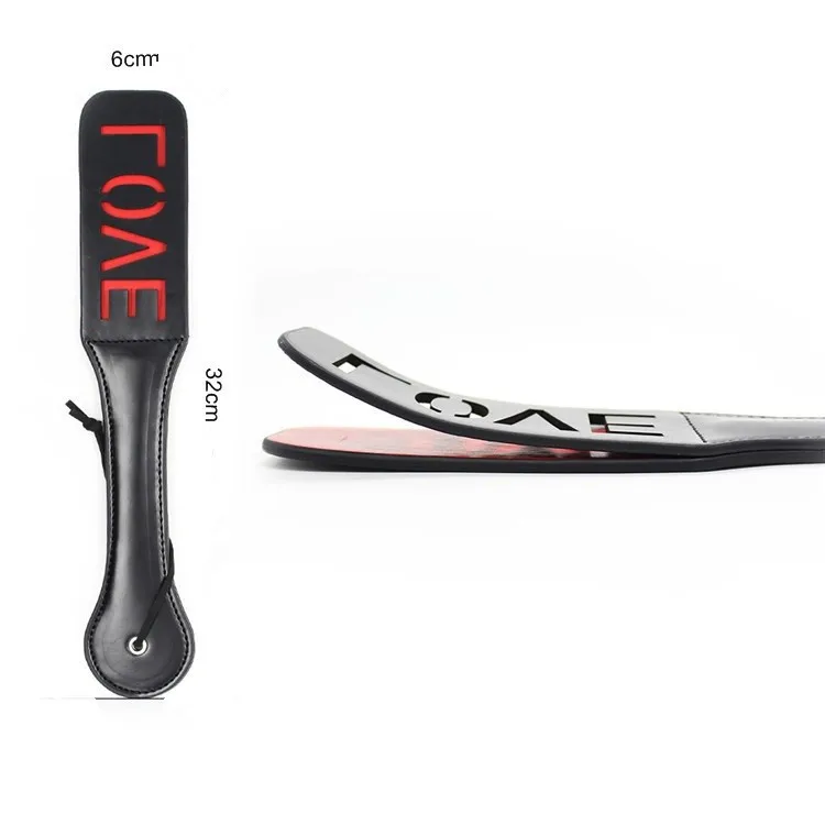 BDSM بولي Paddle سوط اللعوب لعبة للذكور الإناث مثالية الكلمات المجوفة لعبة الجنس للنساء الرجال الأزواج الكبار مثالية لعبة عاشق #5