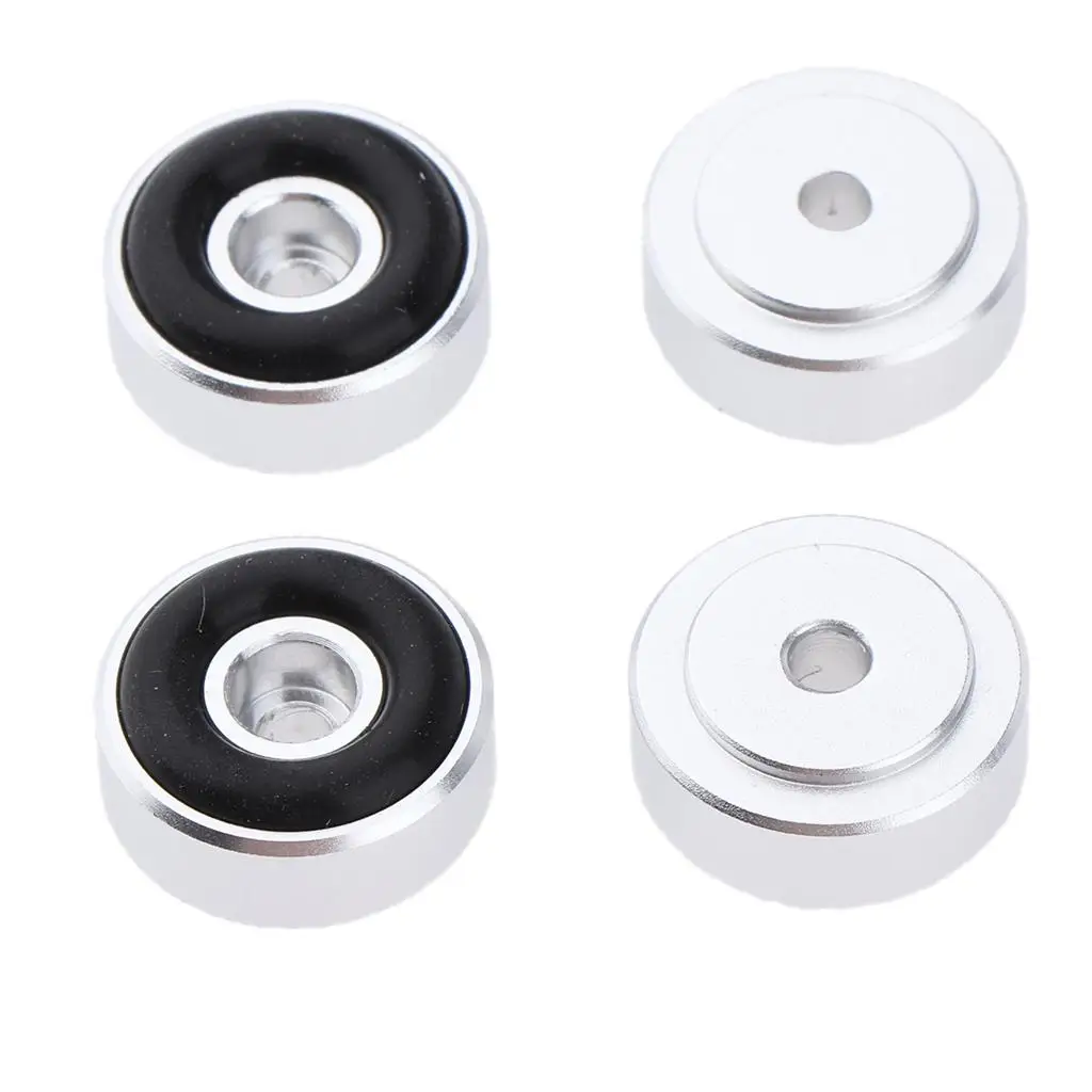 Speaker Isolation Feet Pad Turntable Shockproof Base Aluminum Spike Protector for Home Audio Devices