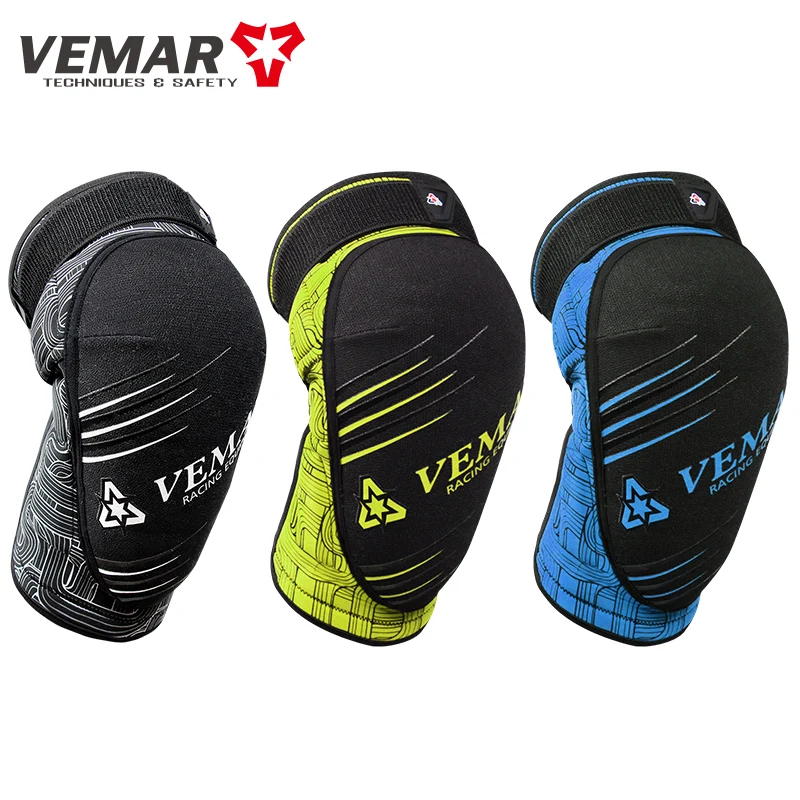 

VEMAR E-03 Motorcycle Knee Pad Fire-proof Motocross Knee Protector Guard MTB Ski Protective Gear Kneepad Moto Knee Brace Support