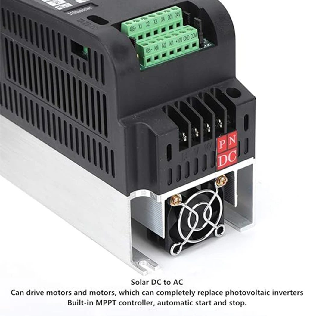 PV solar inverter DC to AC three-phase converter 220V/380v 0.75kw/1.5kw/2.2kw/4kw with MPPT Control solar pump VFD