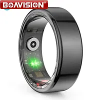 COLMI R02 Smart Ring Military Grade Titanium Steel Shell Health Monitoring IP68 & 3ATM Waterproof Multi-sport Modes