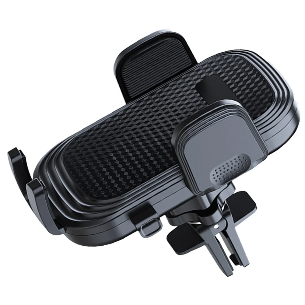 

Car Air Vent Phone Holder 360° Rotation Adjustable Clip-On Mount Hands-Free Navigation Soft Silicone Protection Side Release
