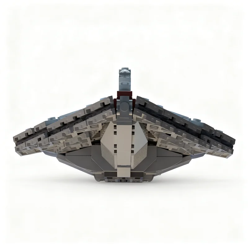 460pcs MOC Midi Acclamator Overhaul Star Battle Model Building Blocks Home Decor Desk Display Shelf Accent Room Gift For Adults