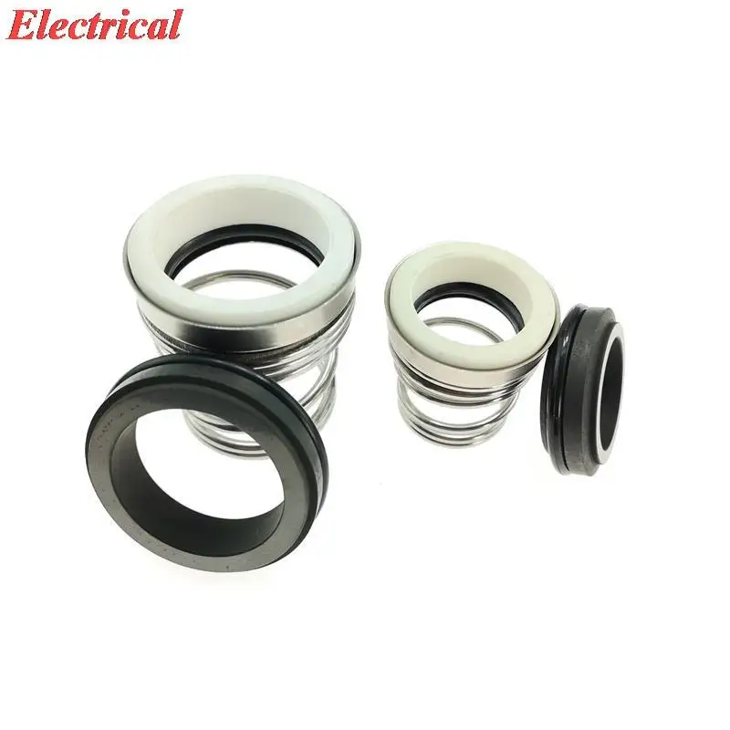 1pc Mechanical Shaft Seal With Single Coil Spring For Circulation Water Pump 10/12/14/15/16/17/18/20/22/24/25/30mm For Shaft Dia