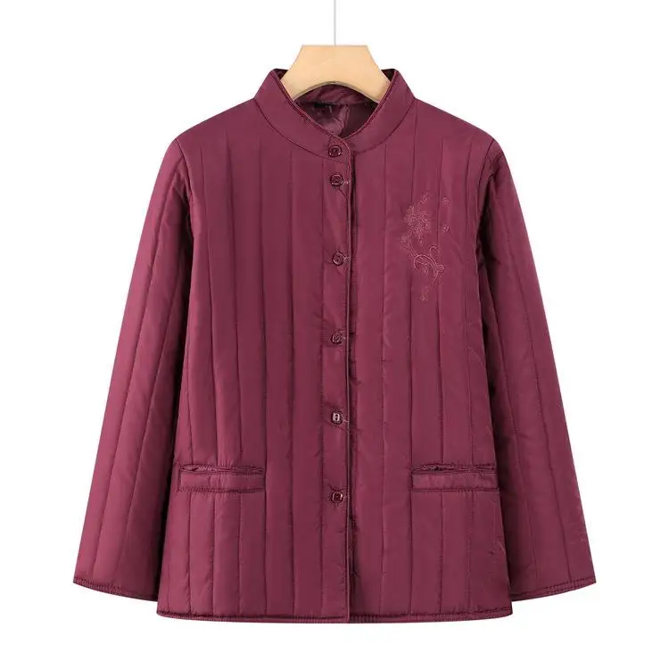 Lightweight down Cotton Jaet for Mom And andma Faionable Warmth Large Size Inner Vest ly Women's Outerwear