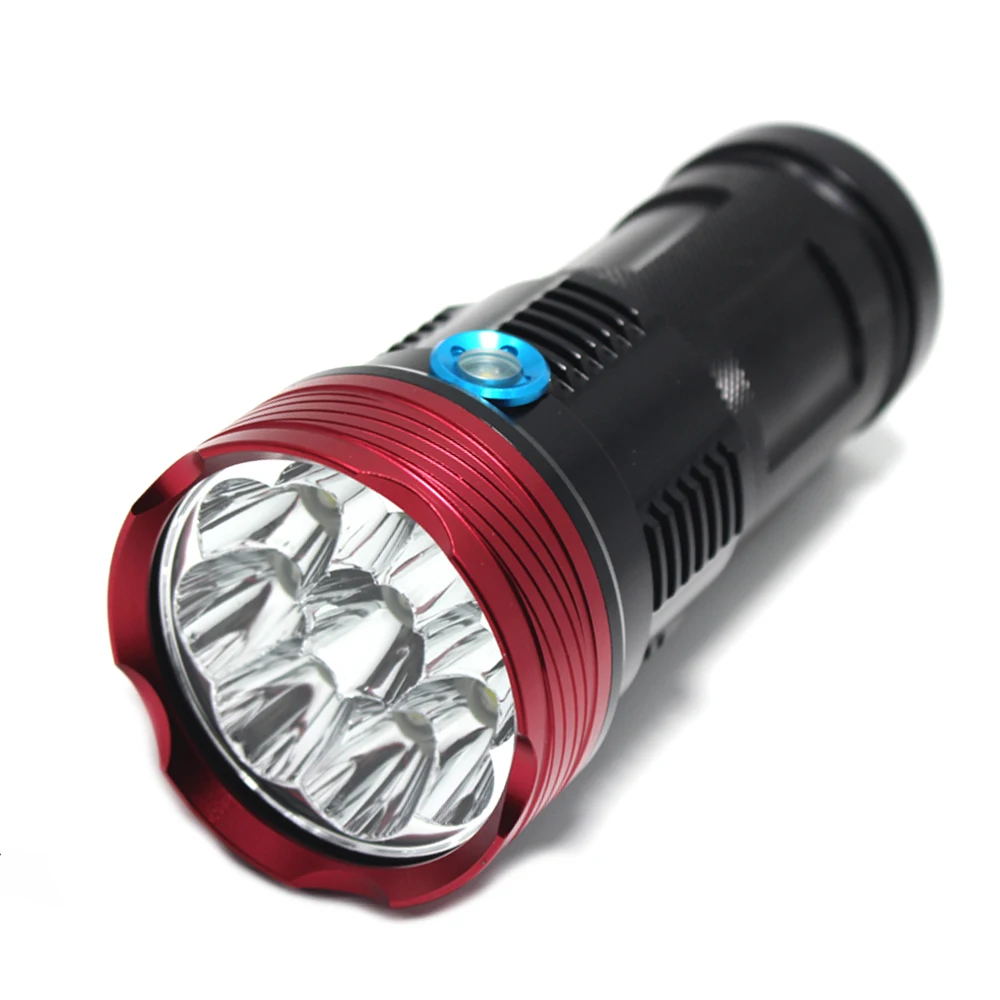 high power18650 tactics flashlight 8000 Lumens 10xT6 lighting Camp Lantern 3 modes waterproof lantern Hunting LED Torch