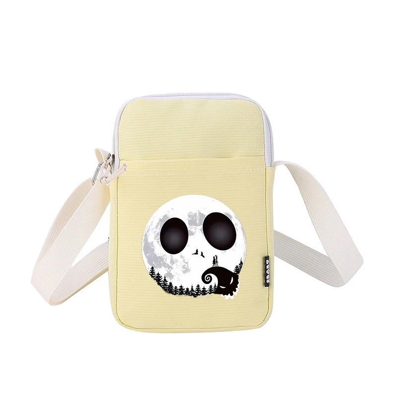 Borse a tracolla The Nightmare Before Christmas Ragazza Kawaii Anime Figure Borsa a tracolla da donna Borsa alla moda per cartoni animati di grande capacità