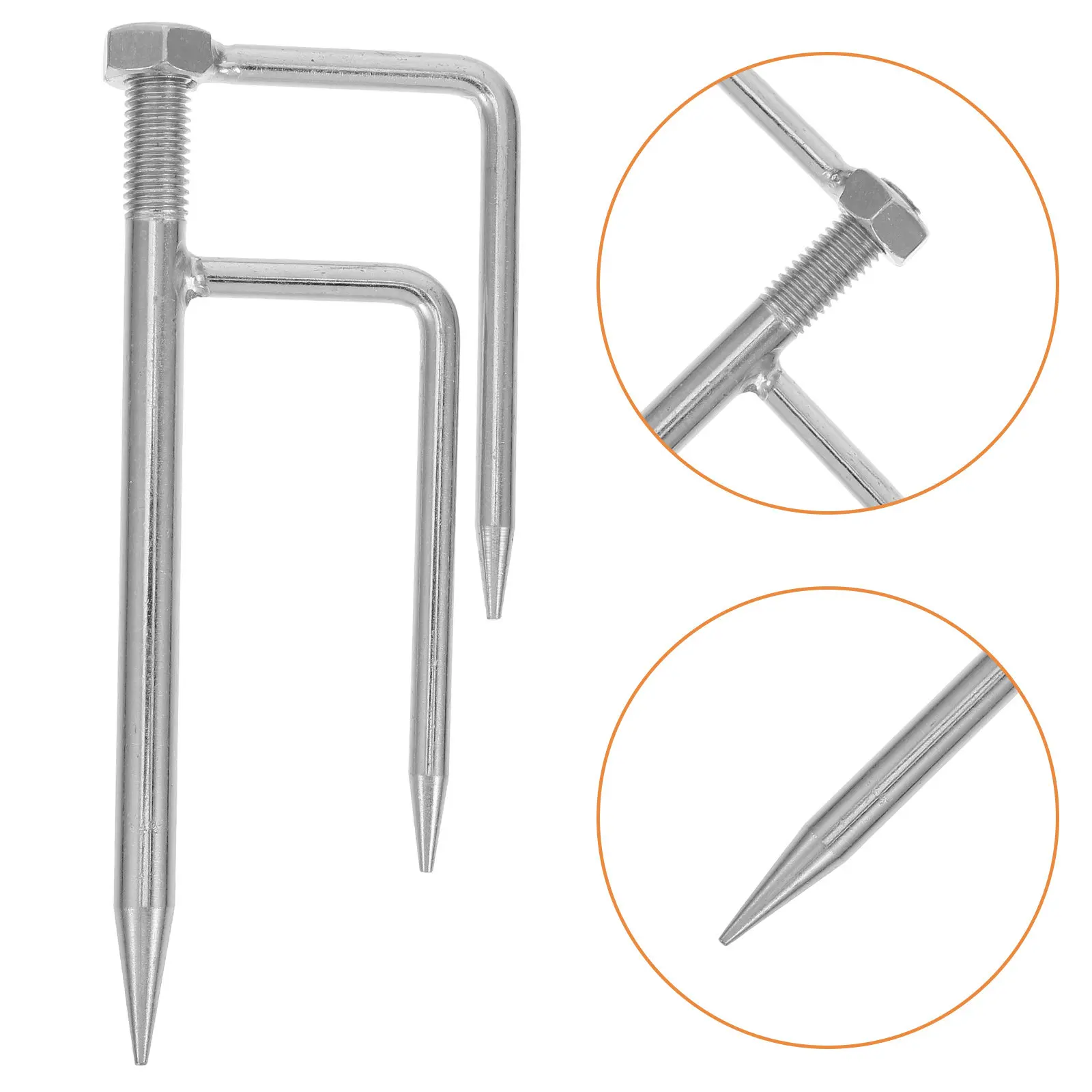 Umbrella Base Outdoor Patio Stand Beach Sand Anchor Halloween Christmas New Year Beach Umbrella Spike Three-pronged