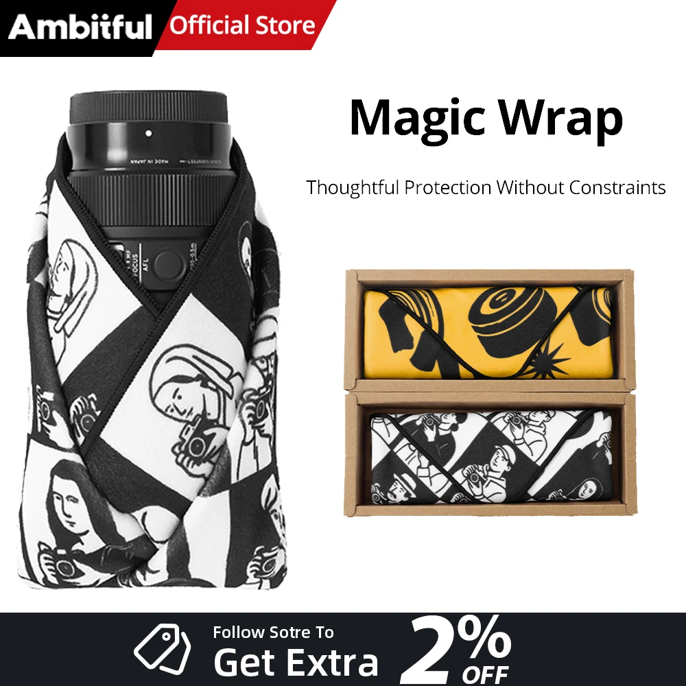 AMBITFUL – chiffon d'enveloppe auto-adhésif 45x45cm, chiffon de nettoyage magique de protection pour objectif d'appareil photo, lampe de poche, téléphone, tablette, Drone
