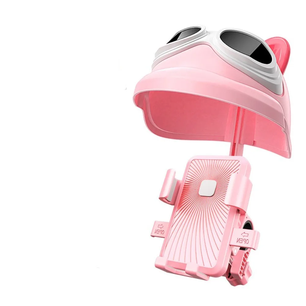 

With Sun Visor Motorcycle Mobile Phone Holder Cradle Clip Waterproof Electric Bicycle Phone Bracket Anti Vibration Rainproof