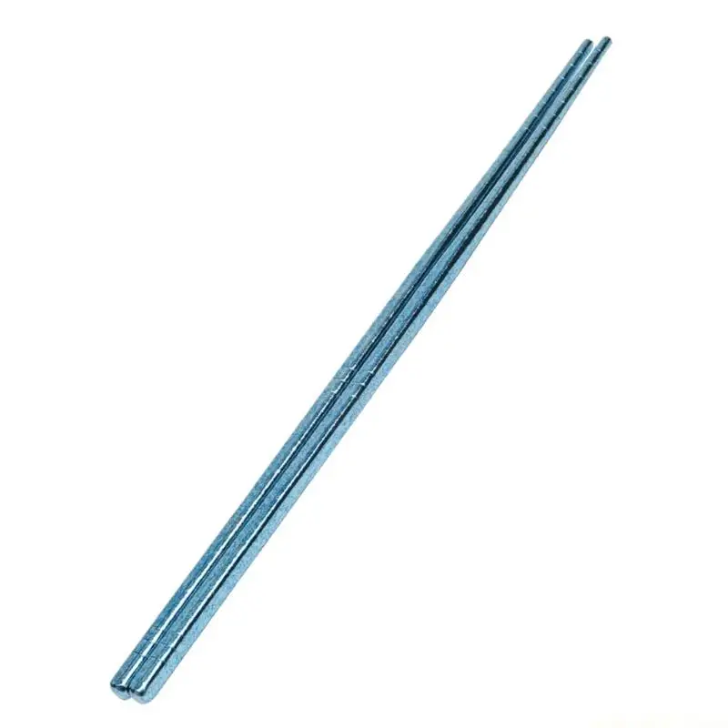 QX2E Professional  Metal Kitchen Chopsticks Moulds Inhibiting Coating Secure Grip Portable Build