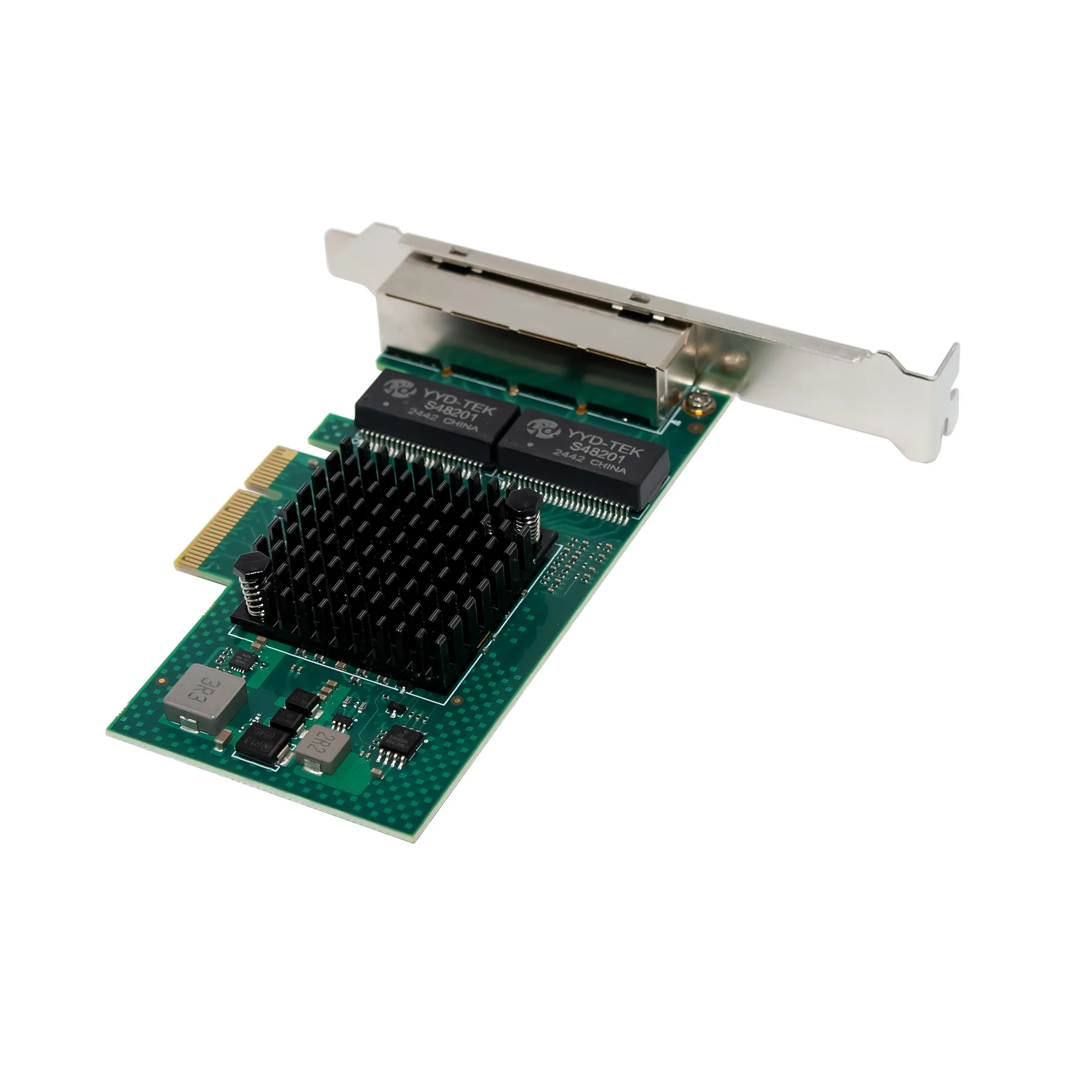 SUNWEIT ST7484 carte réseau Gigabit PCIe X4 avec Interface Ethernet Quad-Port BCM5719 filaire externe en Stock