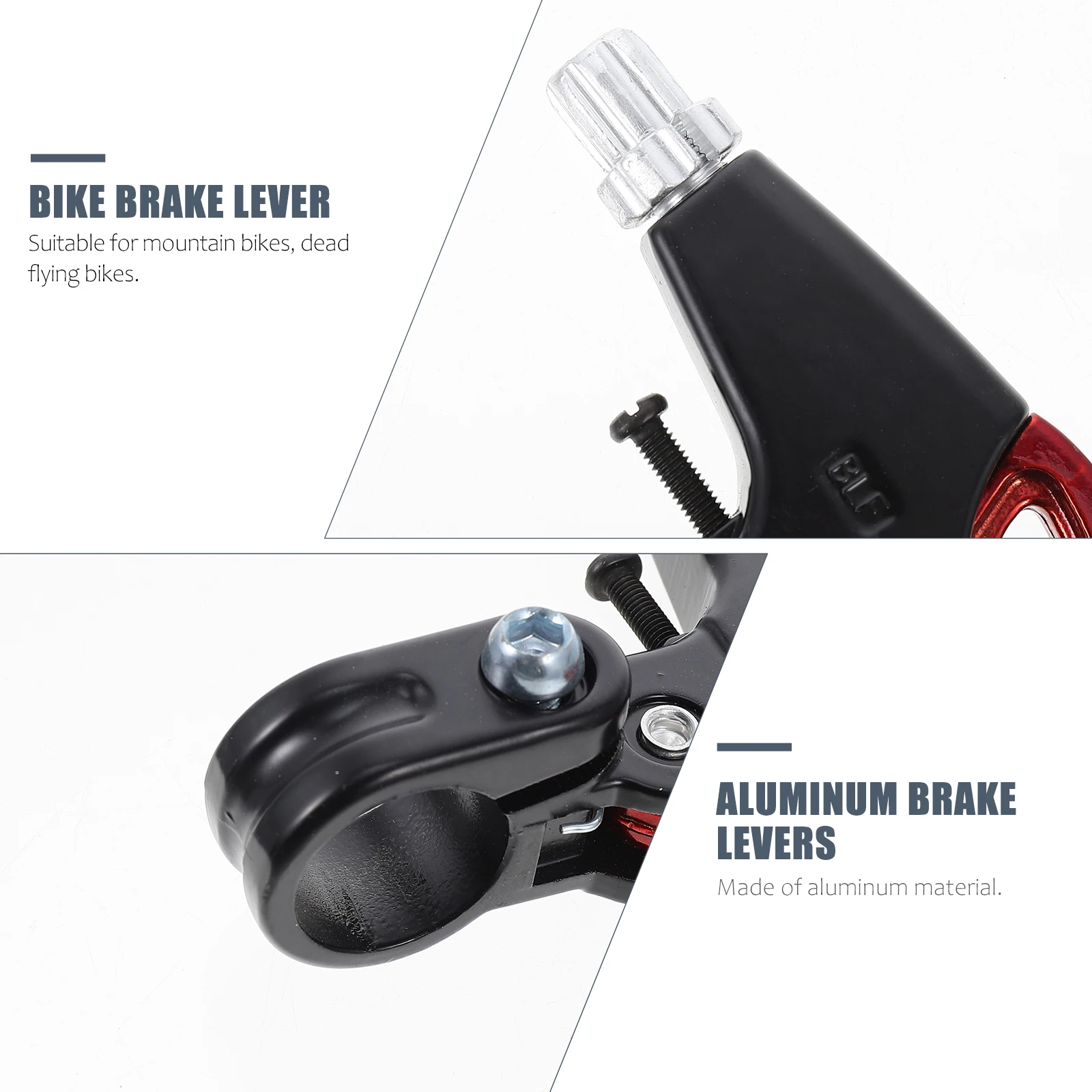 

Full Aluminum Handles Sturdy Lightweight Bike Brake Parts Smooth Wear Resistant Brake Levers For Mountain Road Folding