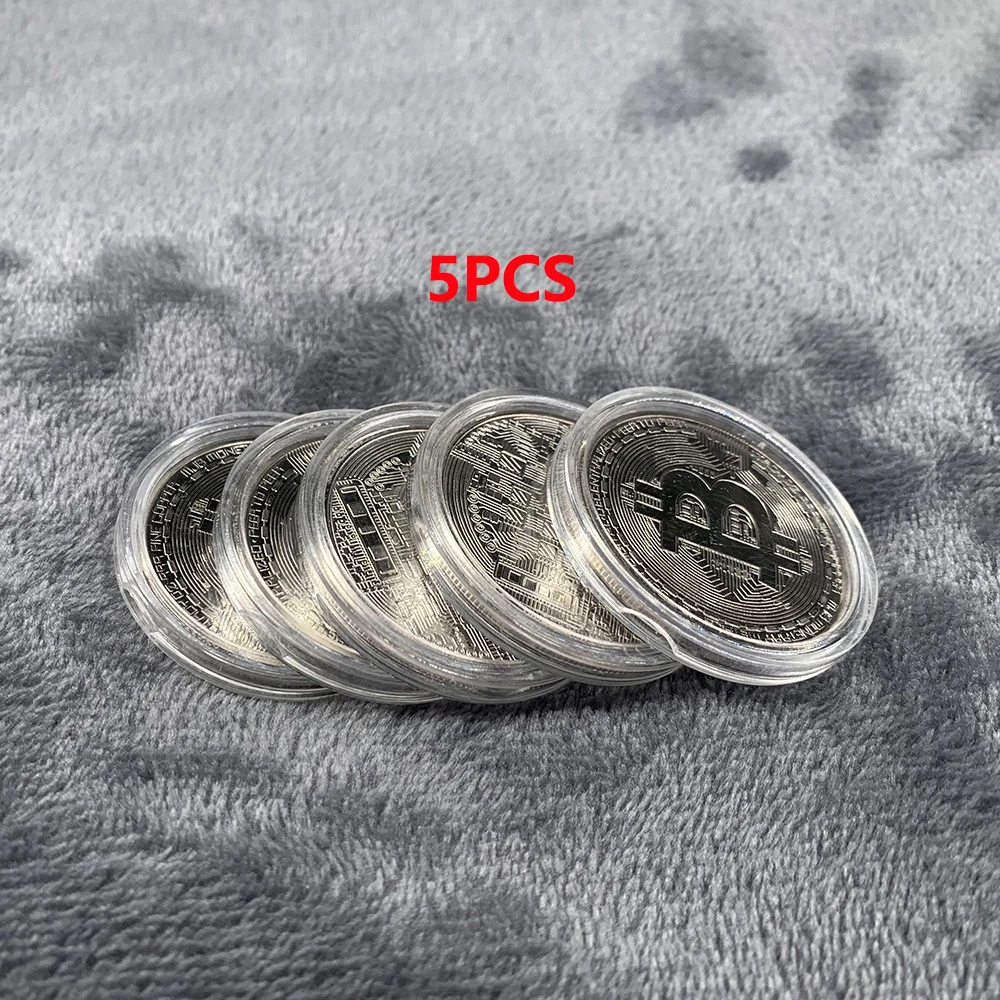 Vergoldete Bitcoin-Münze zum Sammeln, Kunstsammlung, Geschenk, physikalische Gedenkmünze, Casascius Bit, BTC, Metall, antikes Kunsthandwerk, Nachahmung