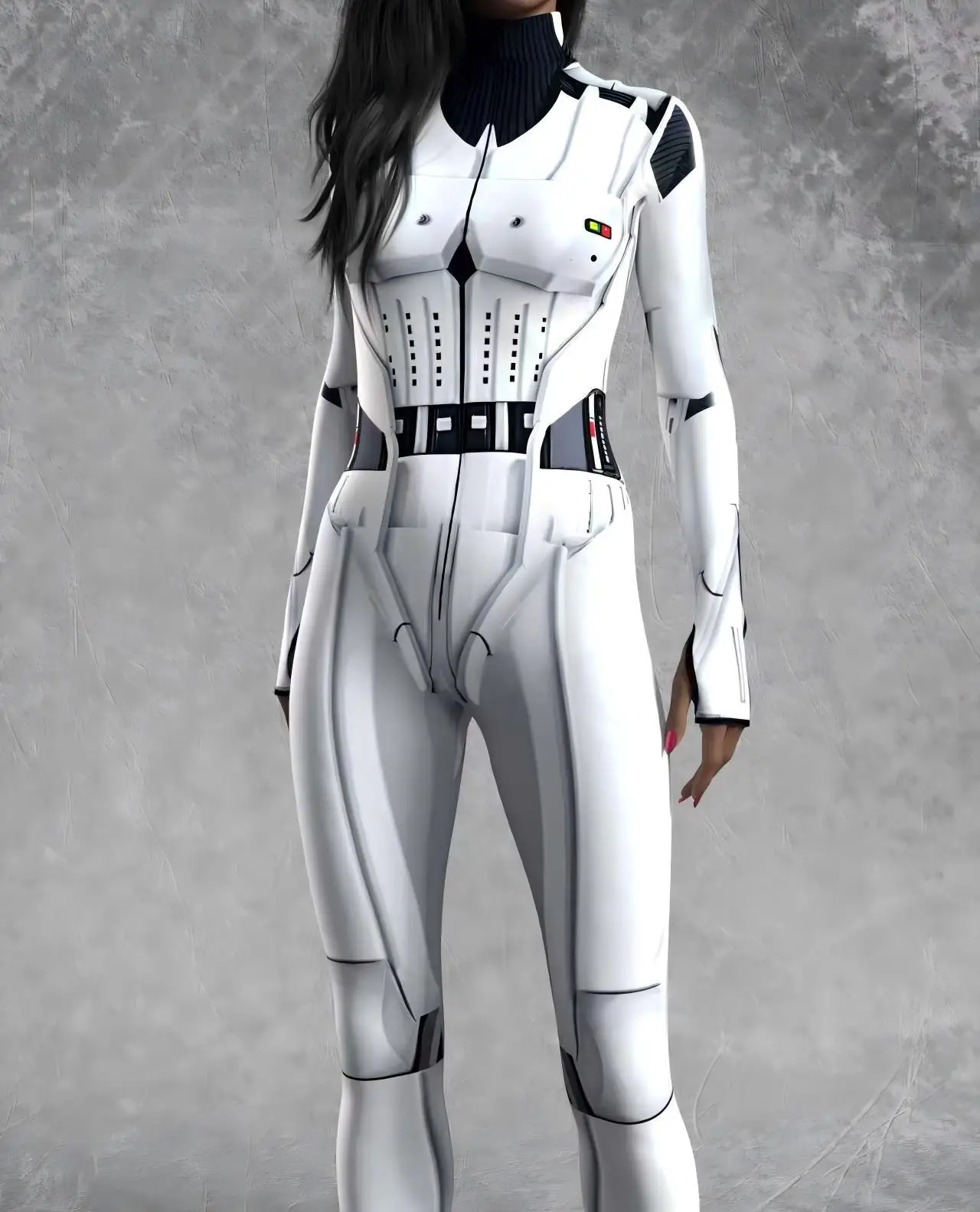 Modischer Rosa Erwachsenen-Damen-Jumpsuit Cosplay-Strumpfhose Punk-Steampunk-Bodysuit Karneval Bühnenauftritte Rollenspiel-Kostüm Neu 2026 – Detail 31