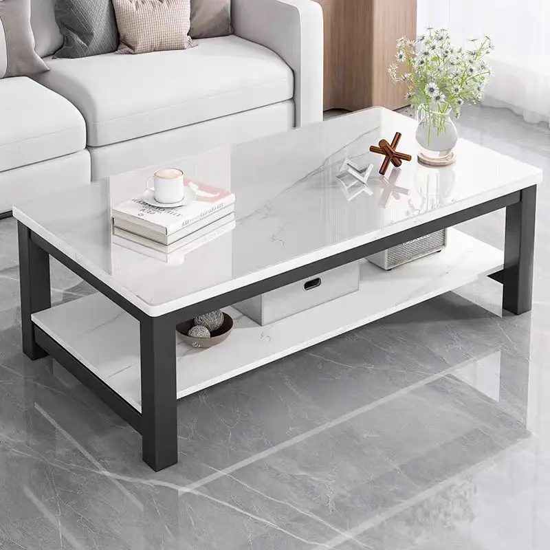 Tempered glass coffee table, living room, household small apartment