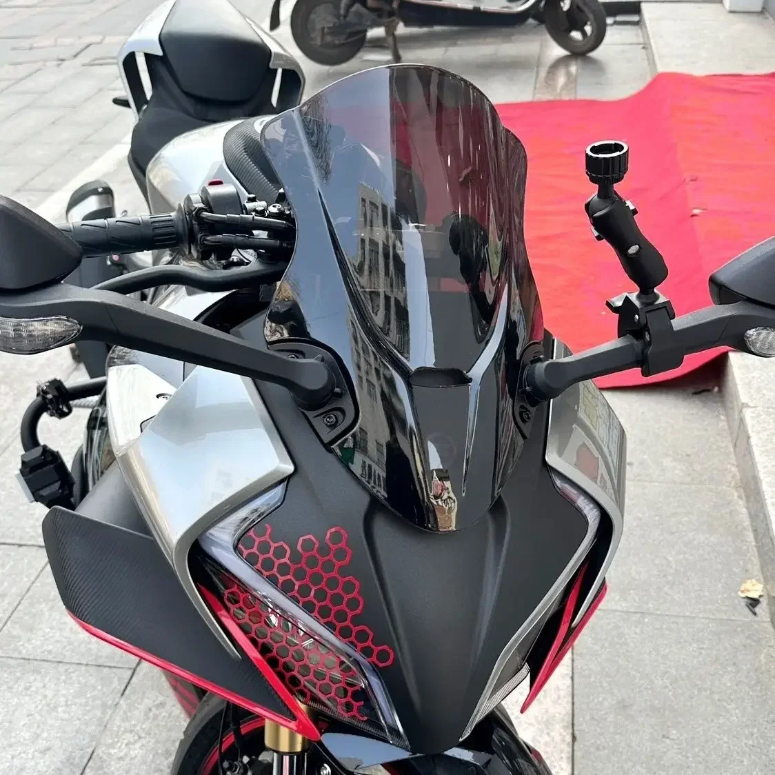 

For CFMOTO 450SR 450 sr front windshield raised competitive windshield motorcycle windshield accessories