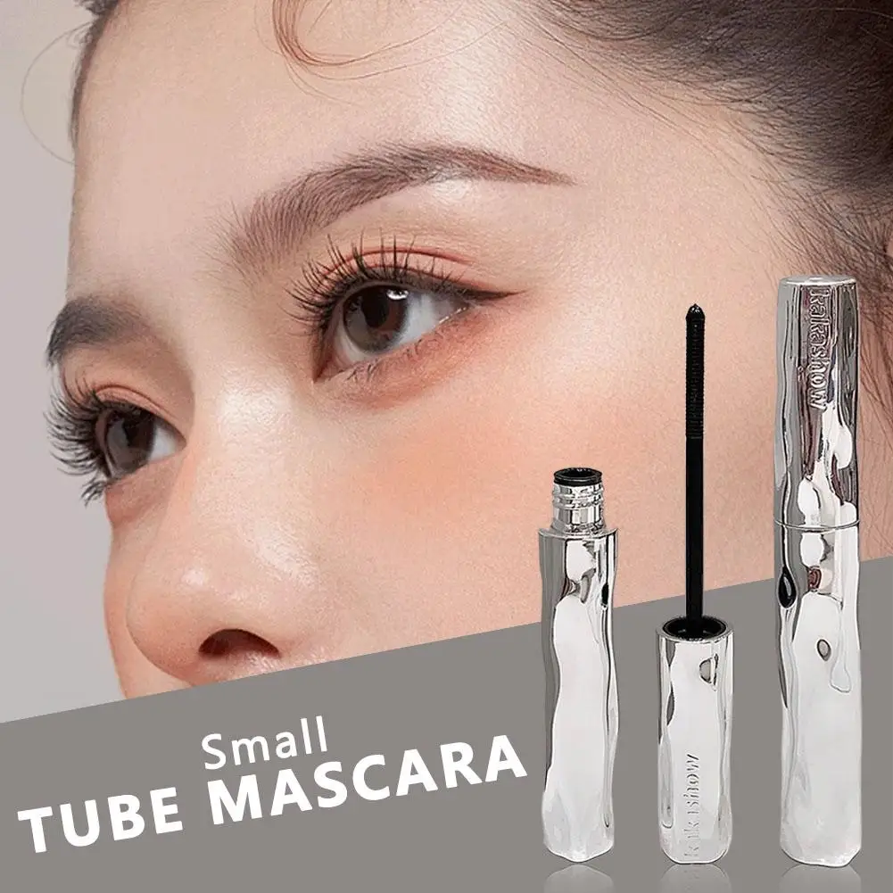 Tube Eyelash Primer Waterproof Slimming Curling Non-Smudging Threaded Rotating Tube Mascara Brush Lasting Head Long X4T9