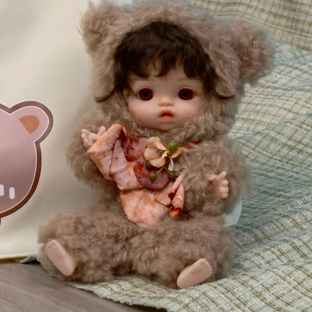 10インチ クローバレイ リアルなビニール製ドール リボーンドール ブラウンベアドール オリジナル 高彩度 手作り 本物そっくり 3Dスキン キッズトイ
