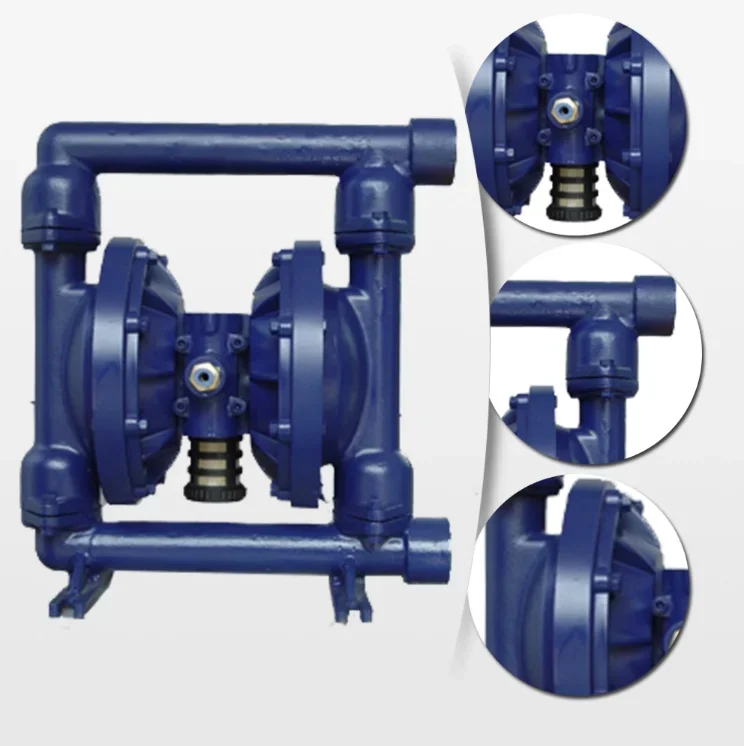 Plastic Chemical Acid Proof Self-priming Pump Air-operated Pneumatic Pump Suppliers Air Diaphragm Pump