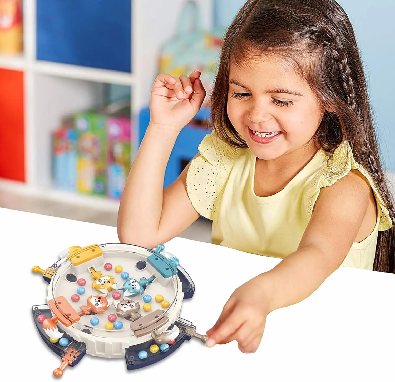 Hungry Beans Board Game Snatching Bean Ball Educational Gameplay Interactive Competitive Desktop Activity For Family Adults Kids