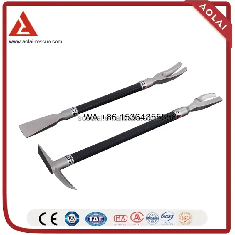 Wmwmnu for QFS-A Portable Hand Crowbar Rescue Tools Equipment Hooligan Tool Application Chisel Cut Smash Lift Rescue Set