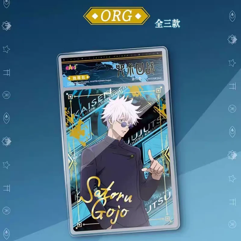 New In Original Box Jujutsu Kaisen Cartoon Characters Collection Hobby Cards Gojo Satoru Shoko Suguru Nobara Children's Gift