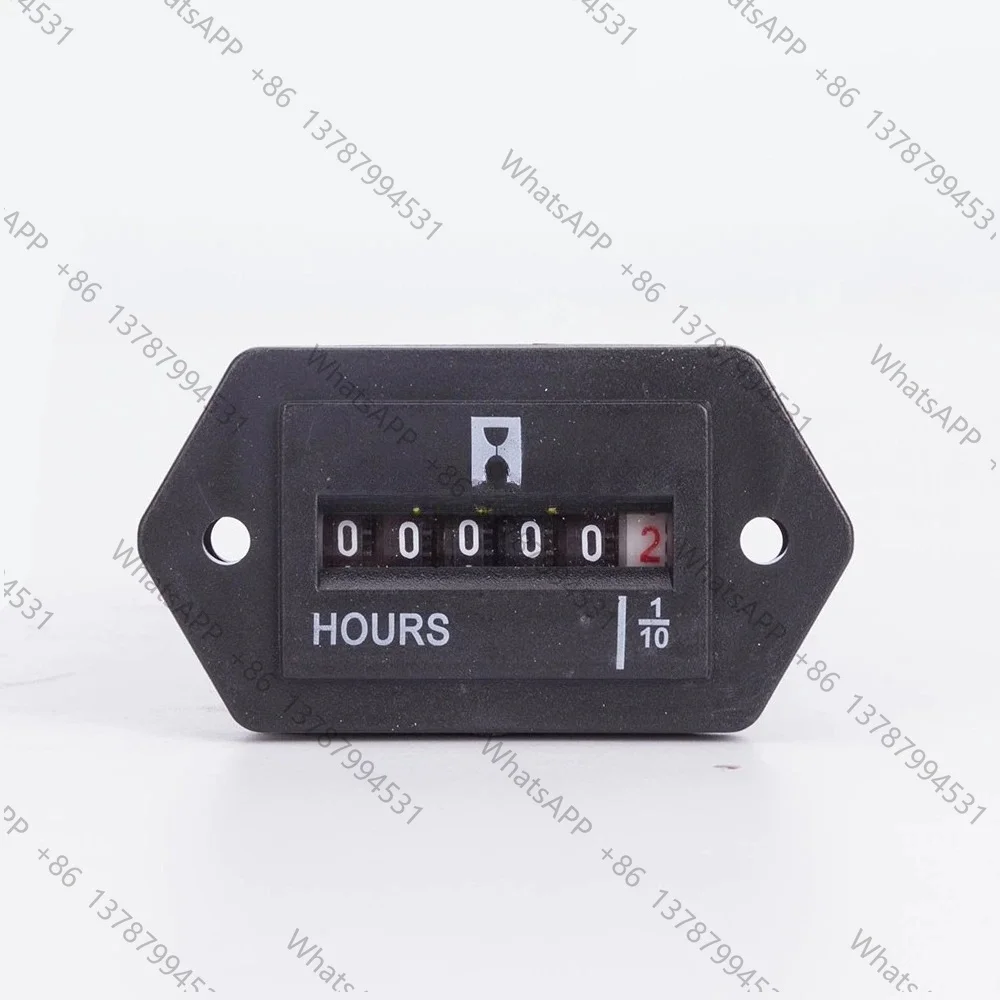 DC10V~80V AC100-250V Sealed Truck Tractor Diesel Outboard Engine Hour Meter Counter Gauge Rectangular SYS-1