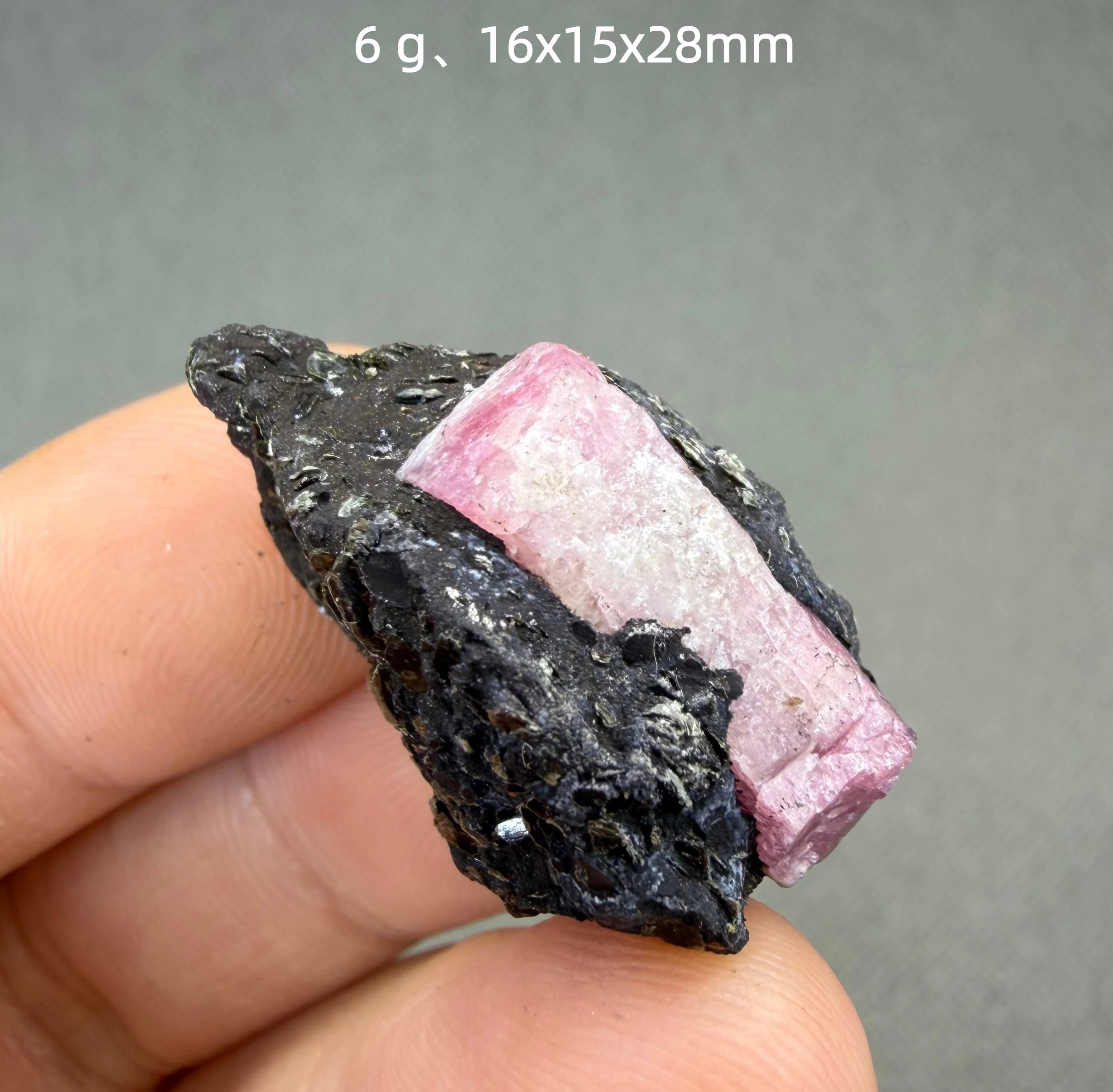 Natural Myanmar ruby mineral specimen + healing quartz crystals and stones view 3