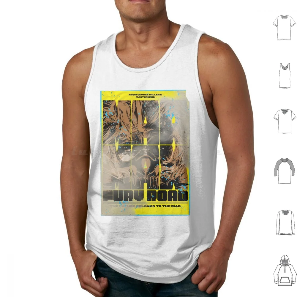 Mad Max : Fury Road ( 2015 ) Tank Tops Print Cotton Mad Max Fury Road 2015 Horror Movies 70s 80s Grunge Graphic Design