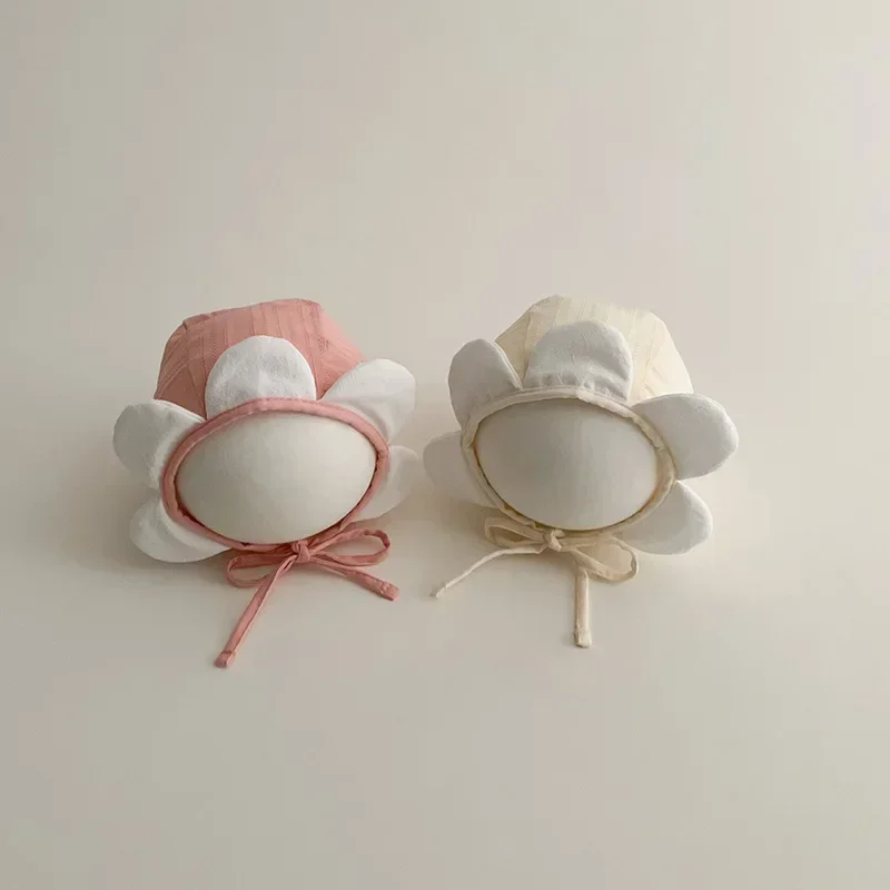 Neugeborenen Baby Beanie Ins Nette Sonne Blumen Hut für Kleinkind Baby Junge Mädchen Frühling Sommer Winddichte Kappe für 3-16 Monate Kleinkind Baby