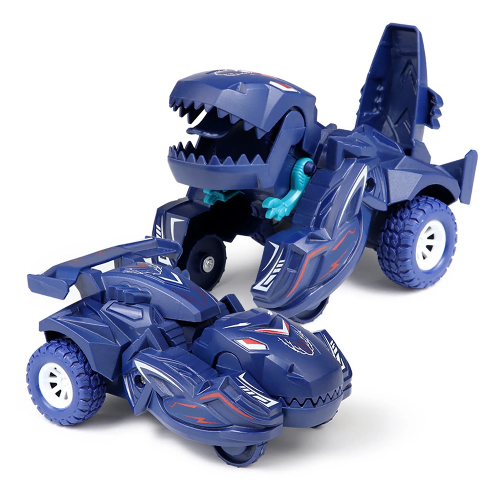 

ZK30 Dinosaur Transforming Car Realistic Deformation Inertial Scooter Toddlers Kids Toy Gift