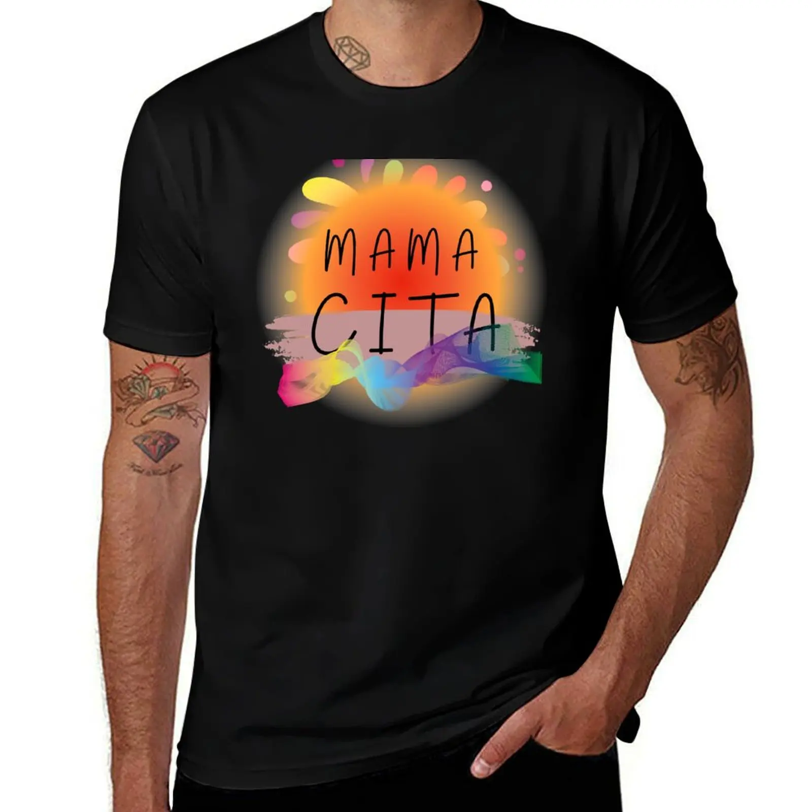 Футболка Mama Cita, базовая повседневная хлопковая футболка с коротким рукавом.