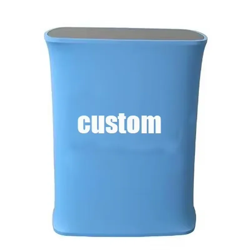 Schnnap Portable Aluminum Alloy Custom Printing Pop Advertising Table Trade Show Display Podium Counter Exhibition