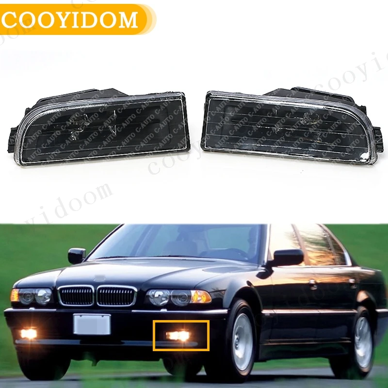 Car Front 63178352024 63178352023 Bumper Fog Light Lamp for Bmw E38 7-Series 740I 750Il 1995 1996 1997 1998 1999 2000 2001