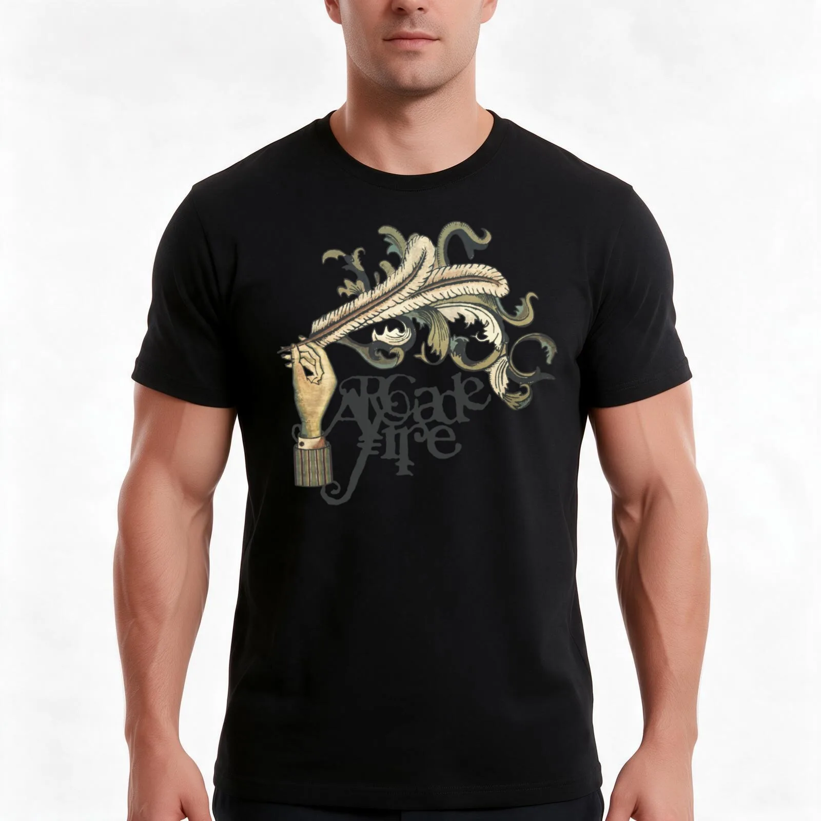Arcade Fire - Funeral T-Shirt, Summer Casual Cotton Tee, Oversized Streetwear Tops, Vintage Graphic Print, Unisex Men Women