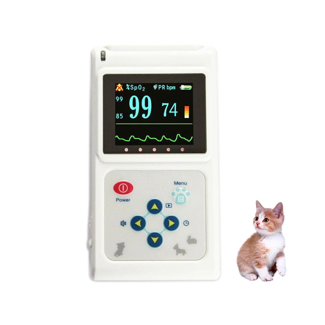 

Medical Pet Clinic Animal Portable Color Display Veterinary Handheld Pulse Oximeter