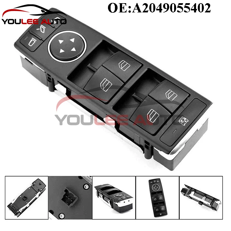 

New A2049055402 2049055402A2128208310 2128208310 Master Power Window Switch For Mercedes Benz C E GLK S204 W204 S212 Auto Parts