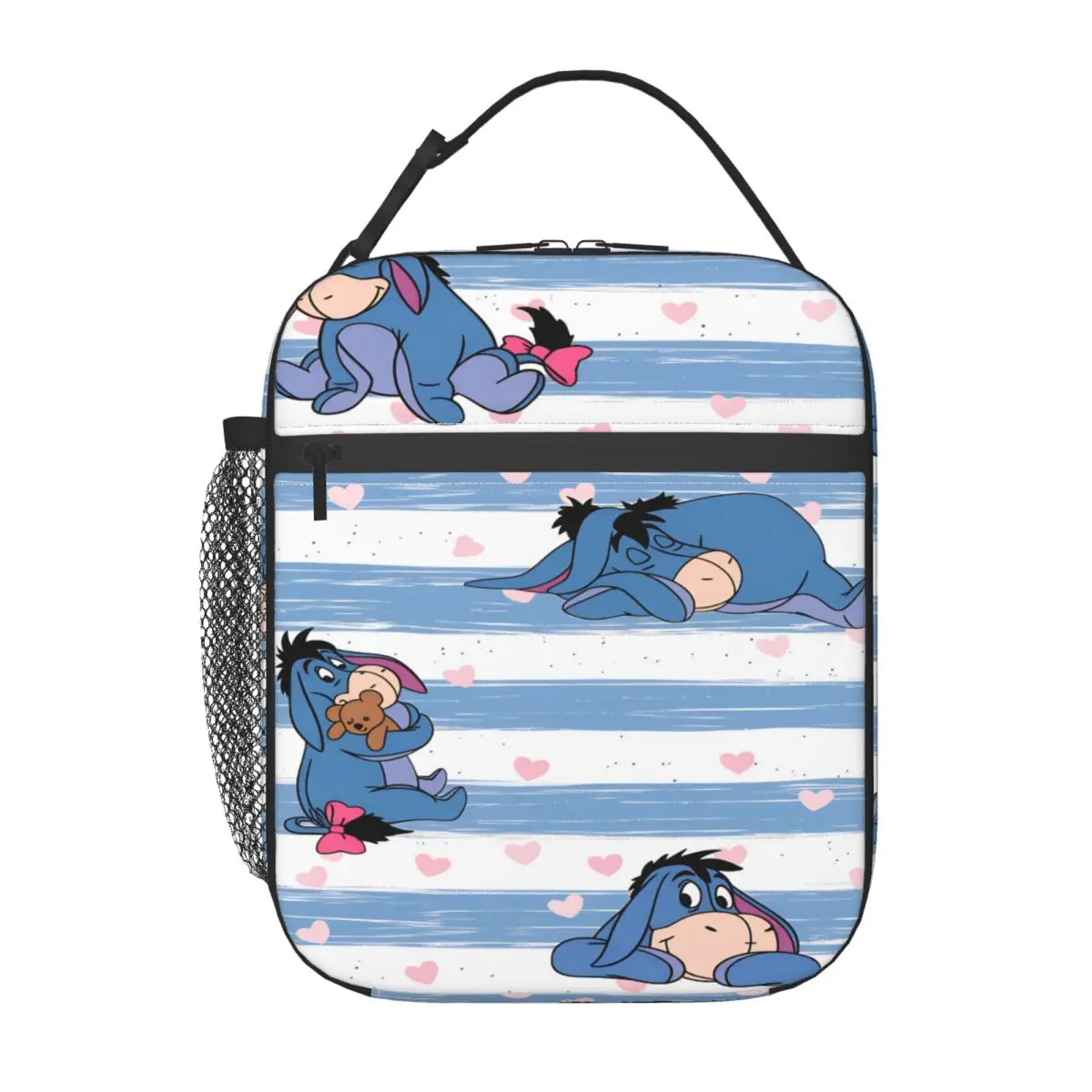 Winnie The Pooh Lunch Bag Eeyore Convenient Lunch Box Women School Designer Cooler Bag Aesthetic Waterproof Tote Food Bags