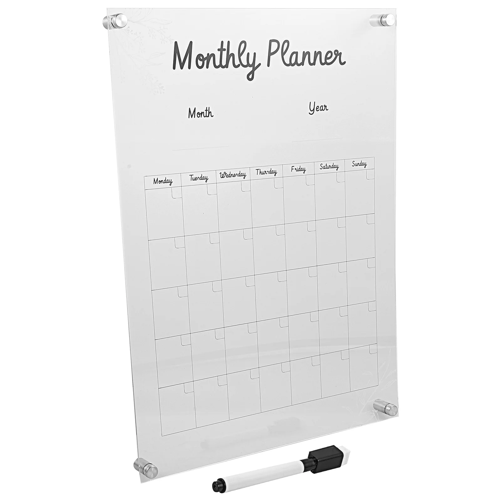 

Note Board Week Message Weekly Plan Display Acrylic Planner Clear Travel Whiteboard