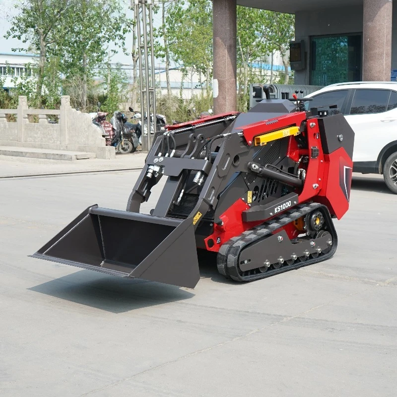 1.5 Ton Compact Mini Track Skid Steer Loader CE EPA ISO Approved With Engine For Construction Farm Landscaping