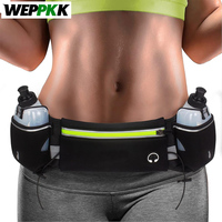 1PCS Running Belt with Water Bottles, Hydration Belt, Water Bottle Holder Running Pouch Belt, Waist Pack for Hiking Climbing