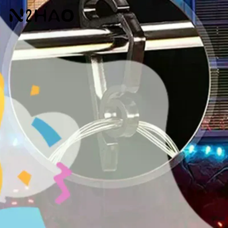 Outdoor Gutter Hooks Christmas Light Clip Hanging String Lights Clamp Cable Wire Rope Holder Weatherproof Holiday Decor Hook