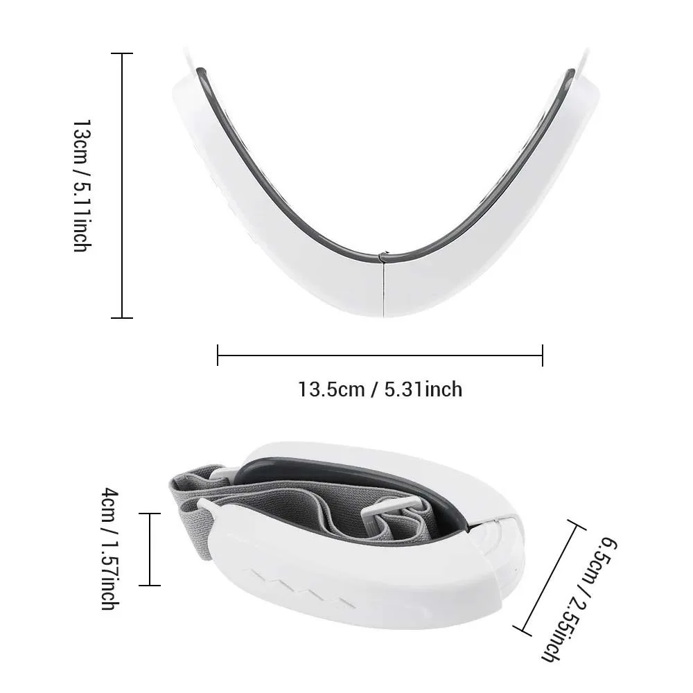 Dispositivo eléctrico de cara en V de alta elasticidad, masajeador Facial inteligente plegable cómodo, diadema elástica de microcorriente