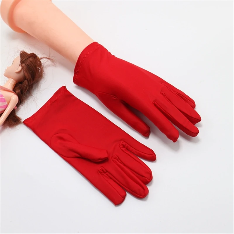 2pcs Flexible Spandex Gloves Durability Antiskid Gloves Fitness Cycling Mittensfor Cycling, Fitness, and Household Tasks